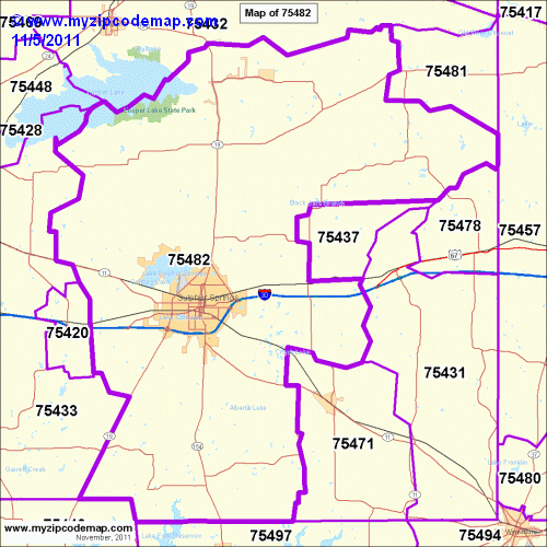 map of 75482