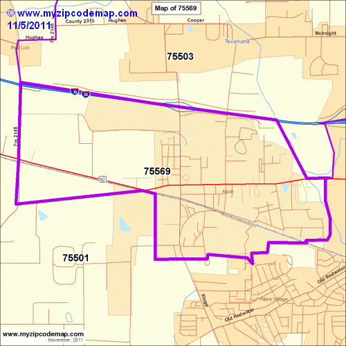 map of 75569