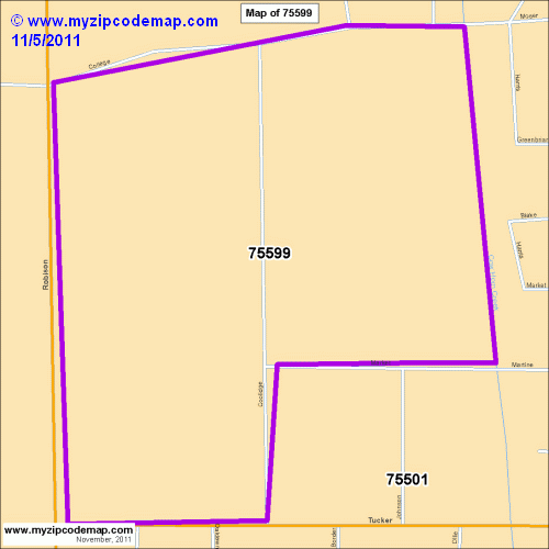 map of 75599