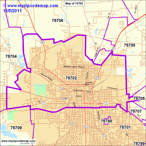 map of 75702
