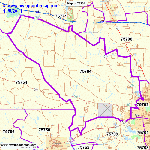 map of 75704