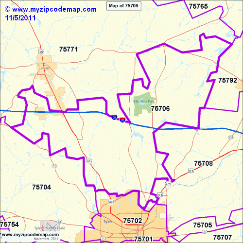 map of 75706