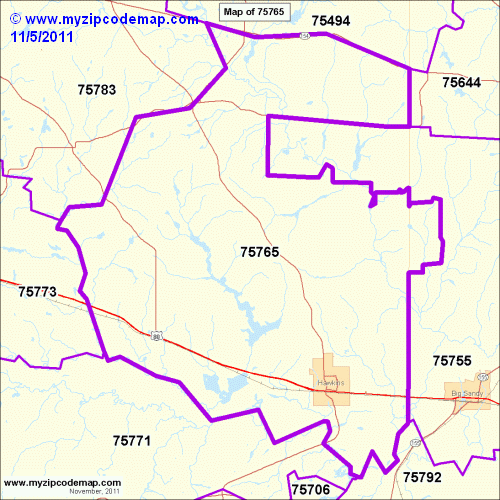 map of 75765