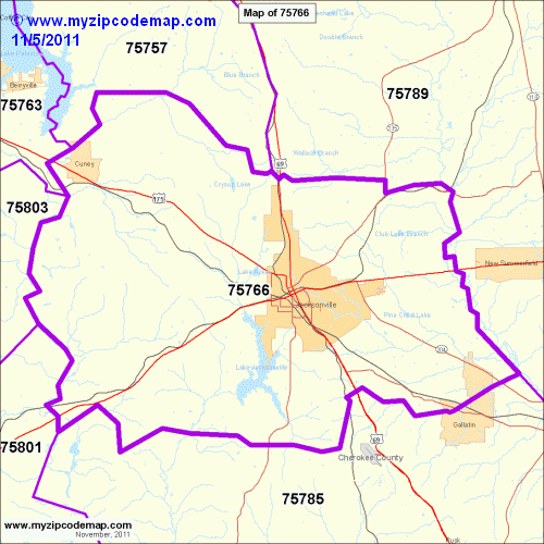 map of 75766