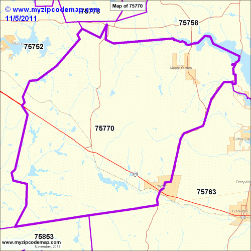 map of 75770