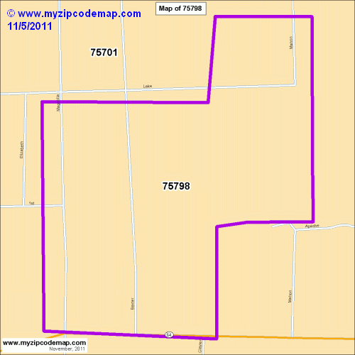 map of 75798