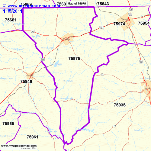map of 75975