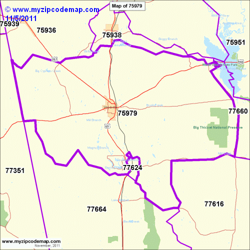 map of 75979