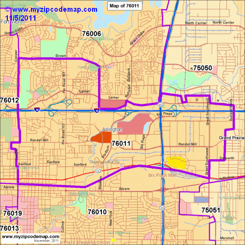 map of 76011