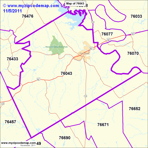 map of 76043