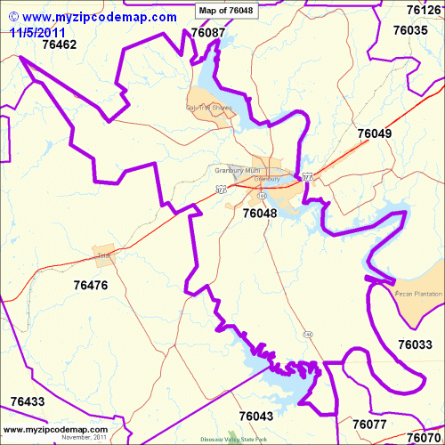 map of 76048