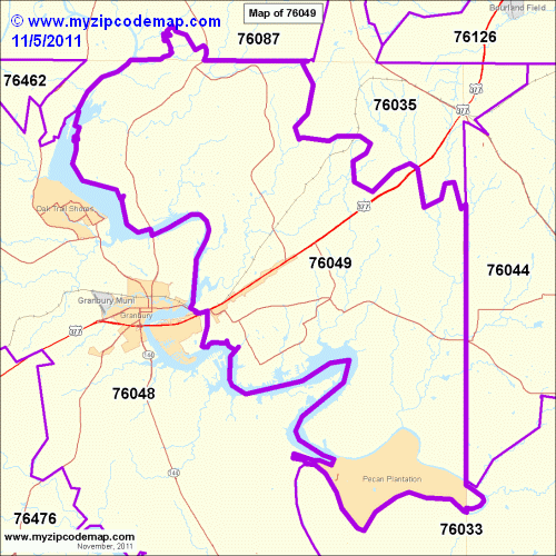 map of 76049