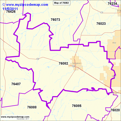 map of 76082