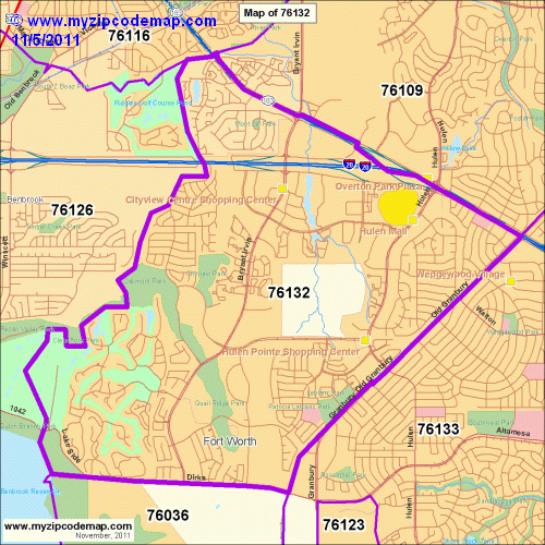 map of 76132