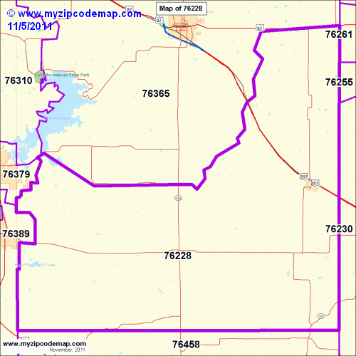 map of 76228