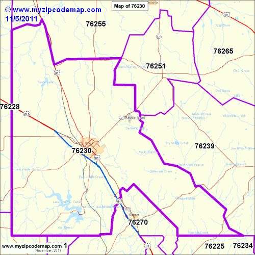 map of 76230
