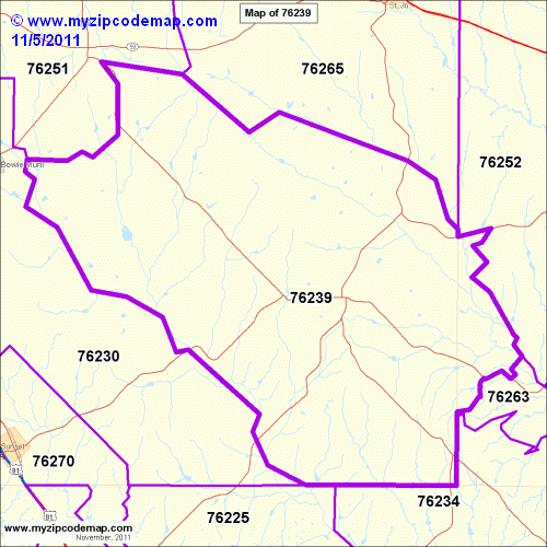 map of 76239