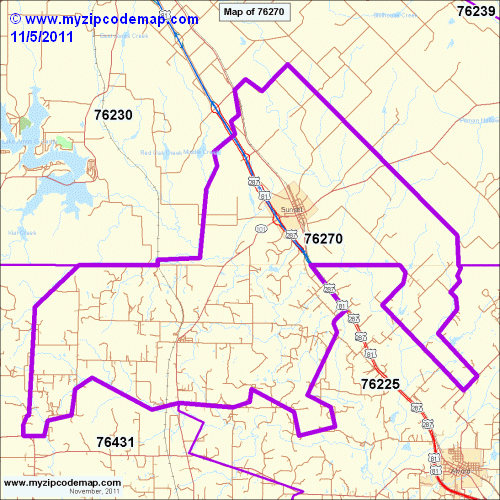 map of 76270