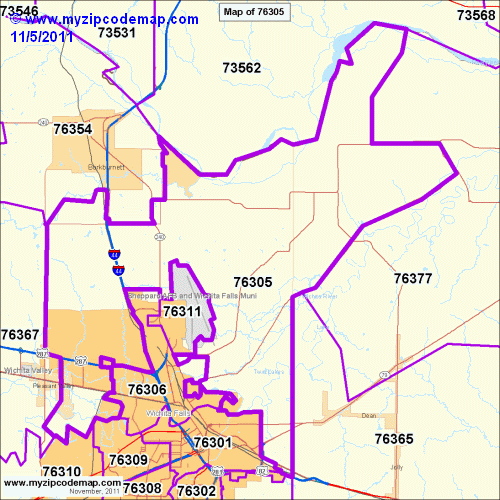 map of 76305
