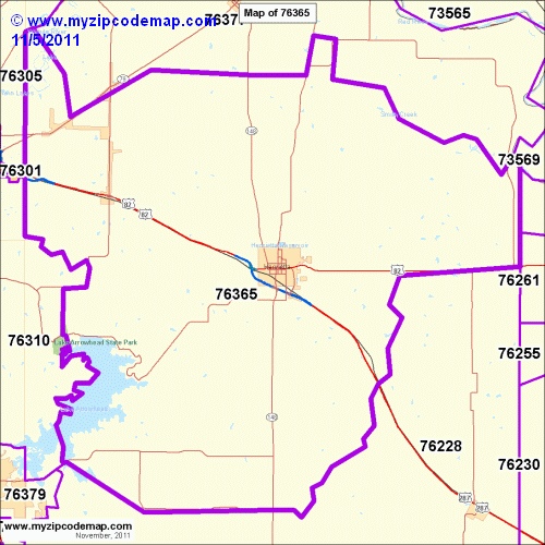 map of 76365