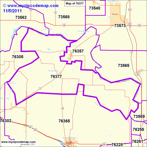 map of 76377