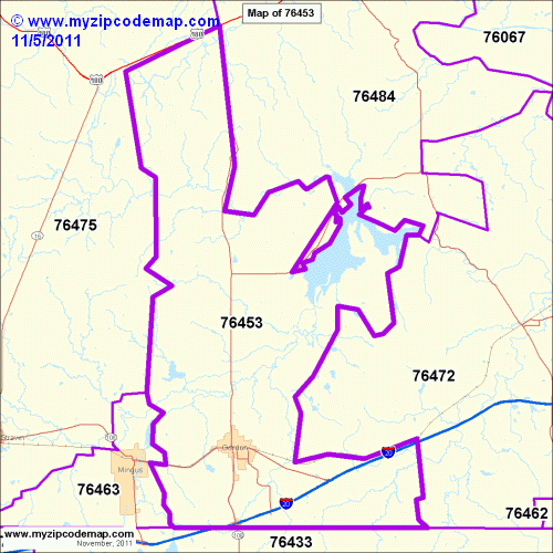 map of 76453