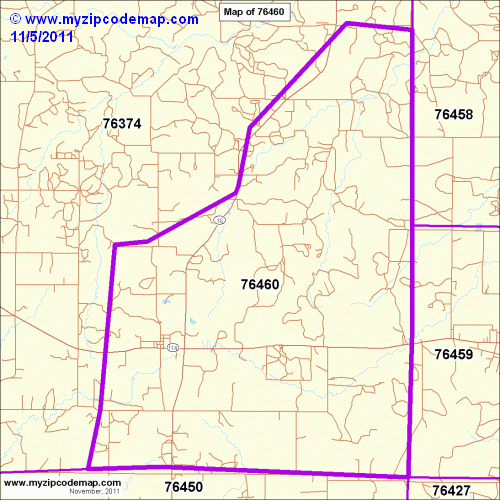 map of 76460