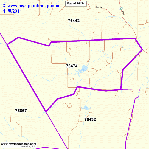 map of 76474