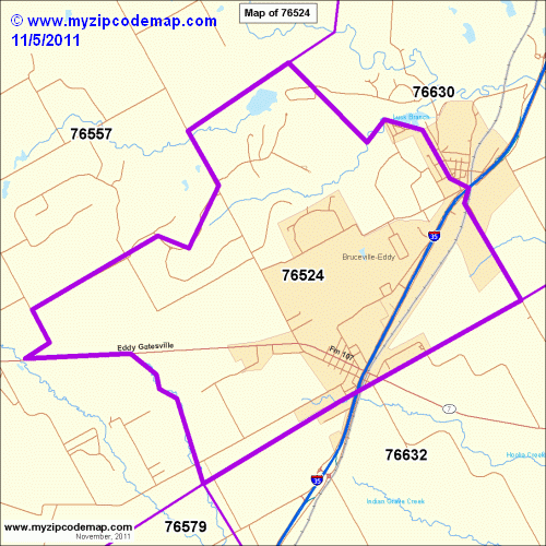 map of 76524