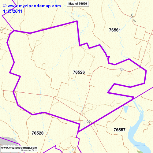 map of 76526