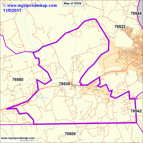 map of 76539
