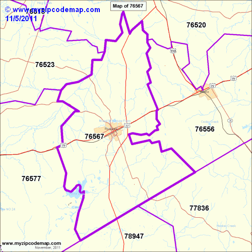 map of 76567