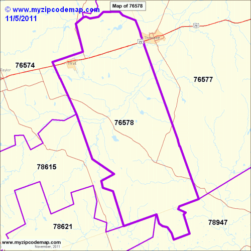 map of 76578
