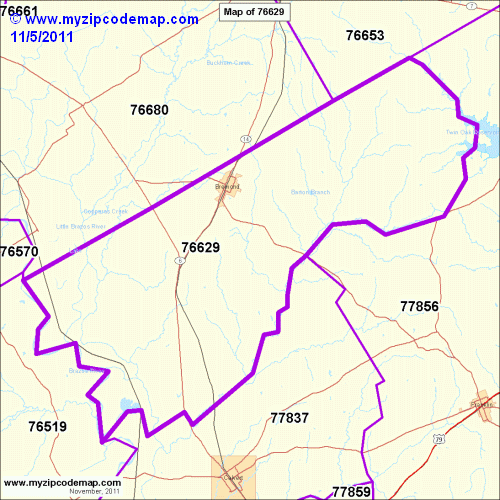 map of 76629