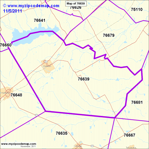 map of 76639
