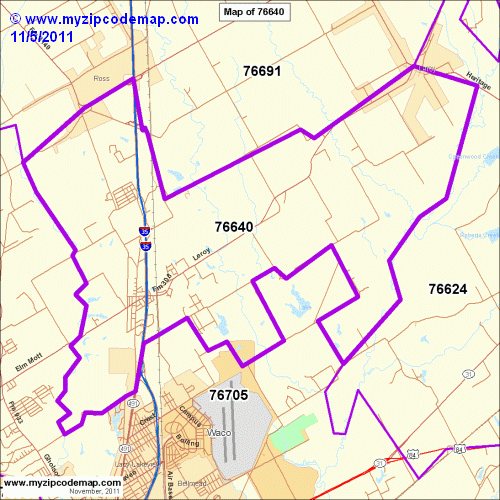 map of 76640