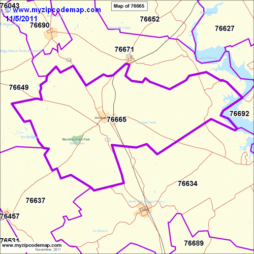 map of 76665