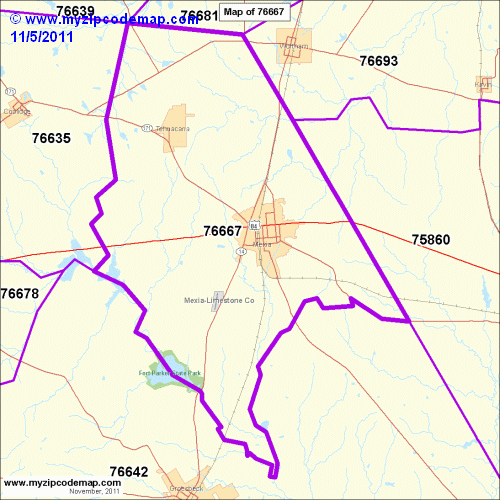 map of 76667
