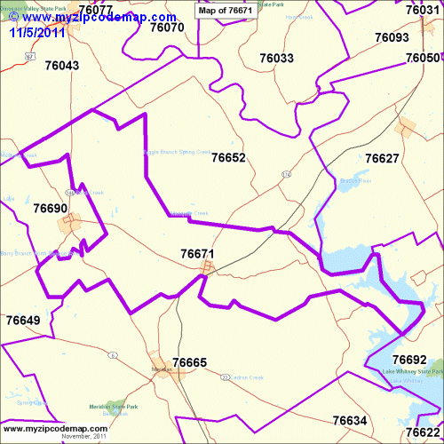 map of 76671