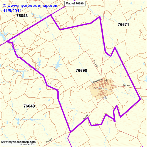 map of 76690