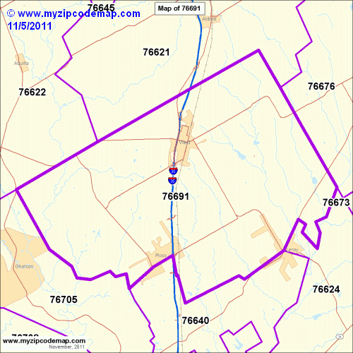 map of 76691