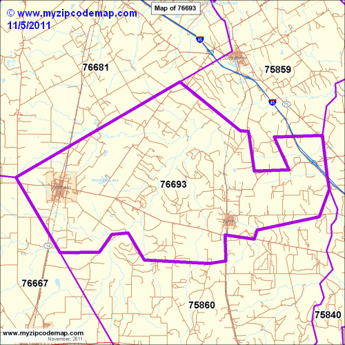map of 76693