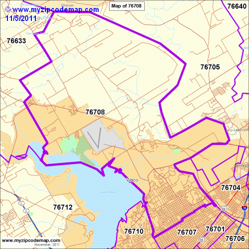 map of 76708