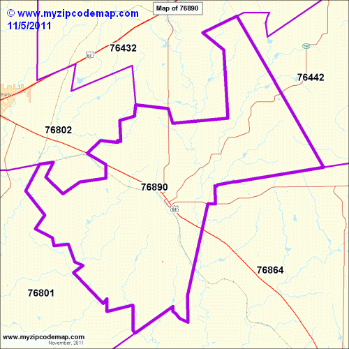 map of 76890