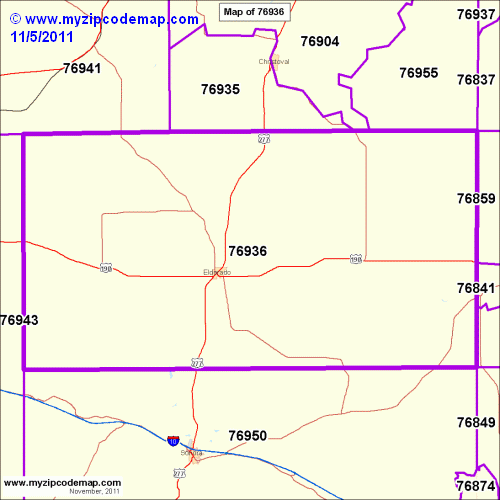 map of 76936