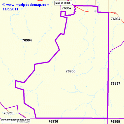 map of 76955