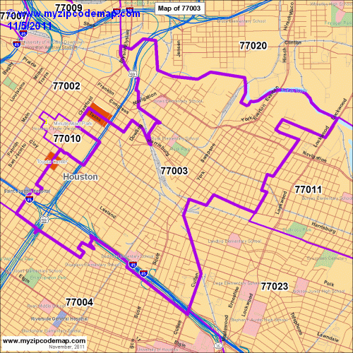 map of 77003