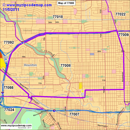 map of 77008