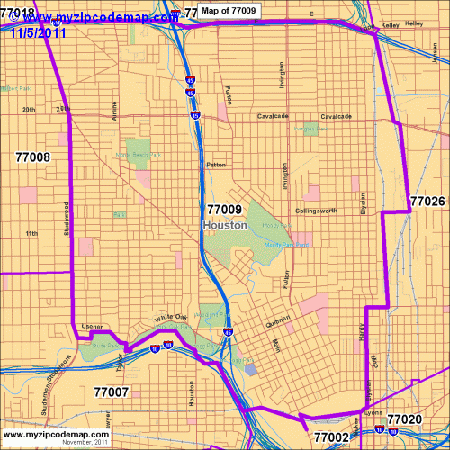 map of 77009