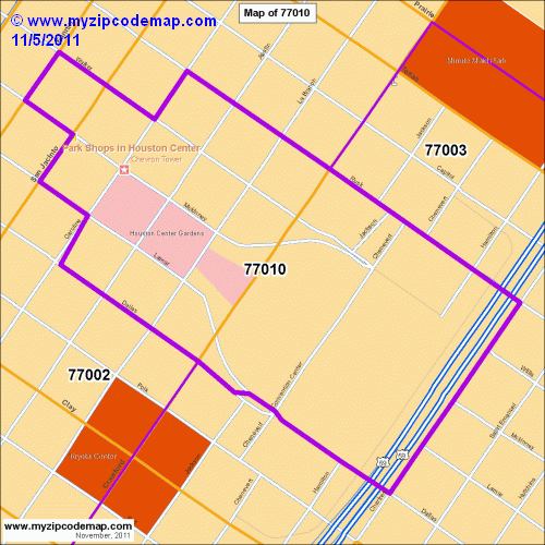 map of 77010